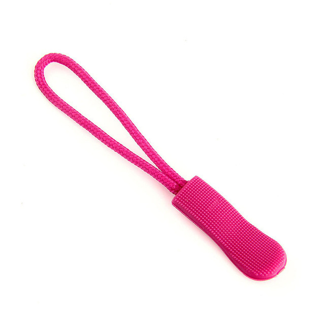 DAWEI promotional clothing luggage design accessories color silicone zipper pull custom eco-friendly zipper sliders