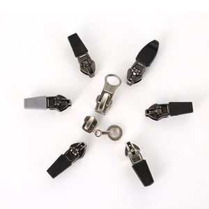 #5 Auto lock zipper Slider zipper heads metal slider zipper puller the head custom zip slider automatic lock non lock