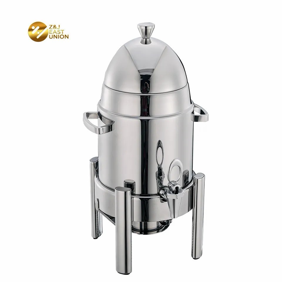 Stainless Steel Coffee Chafer Urn 8L Hot Beverage Lemonade Tea Water Dispenser 3 Gallon