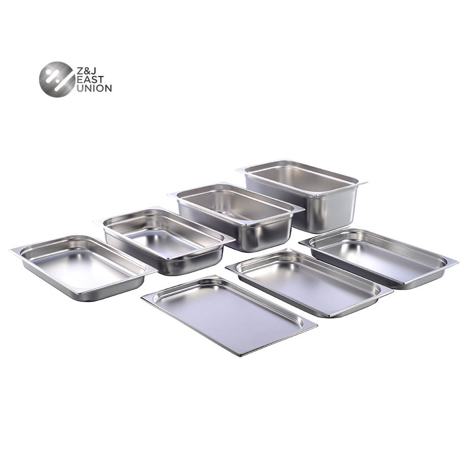 Perforated GN gastronorm pan stainless steel food tray