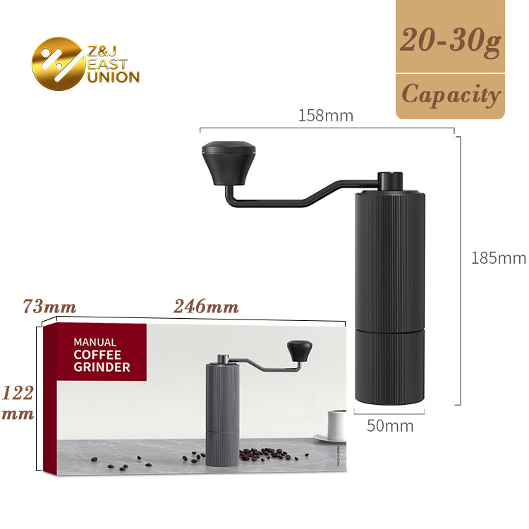 Manual Coffee Bean Grinder with Adjustable Settings Patented Grinder for Coffee Beans Ceramic Burr Coffee Grinder Espresso