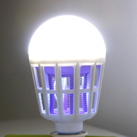 Mosquito Killer Lamp Bug Zapper Light Bulbs  2 in 1 Mosquito Light Bulb UV LED Bulb Zapper for Patio and Indoor