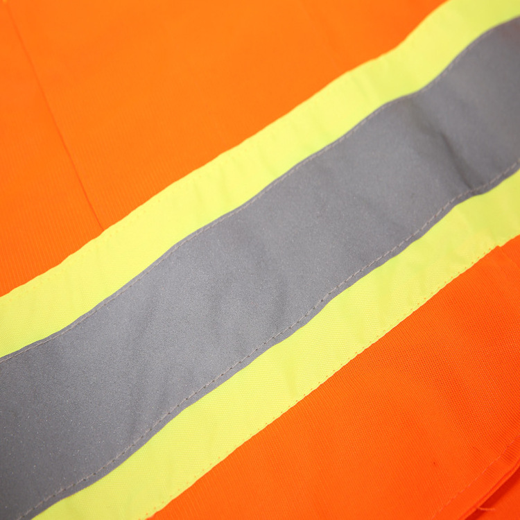 ansa class 2 zippered with sleeves mesh Orange High Visibility class 2 riding safety Reflective Vest