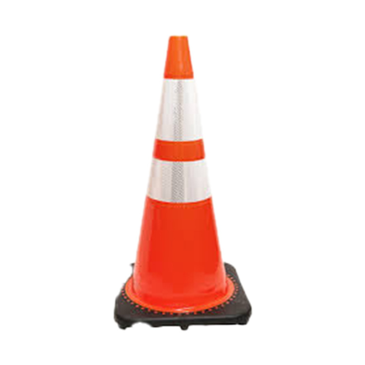 Cheap Rubber Base Road Safety 30 Inch Orange Reflective PE Traffic Cone 750mm for Traffic