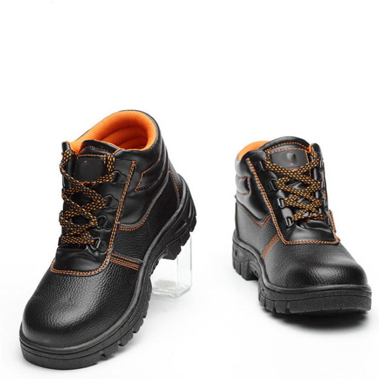 Custom anti puncture steel toe new man safety boot safety shoes protective work boots