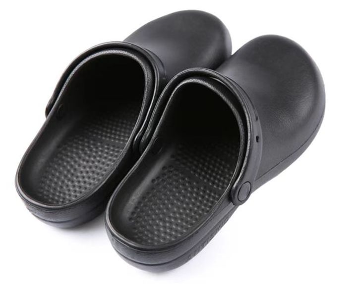 Wholesale Non Slip Oil Resistant Best eva Men Hotel Work Kitchen Chef Shoes For Cooking