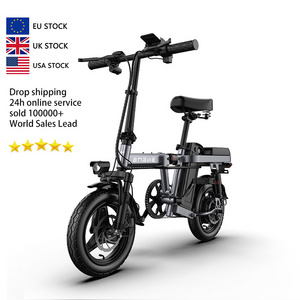 ENGWE T14 foldable Velo Electrique E Bike 14 inch tire Electric Bike Bicycle EU/US/UK stock cheap foldable e-bikes