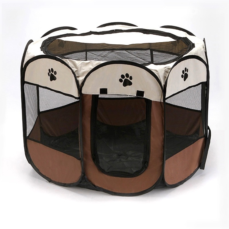 Hot Sell Folding Outdoor Portable 8 Panels Pet Camping Tent Pet Dog House Cat Tent