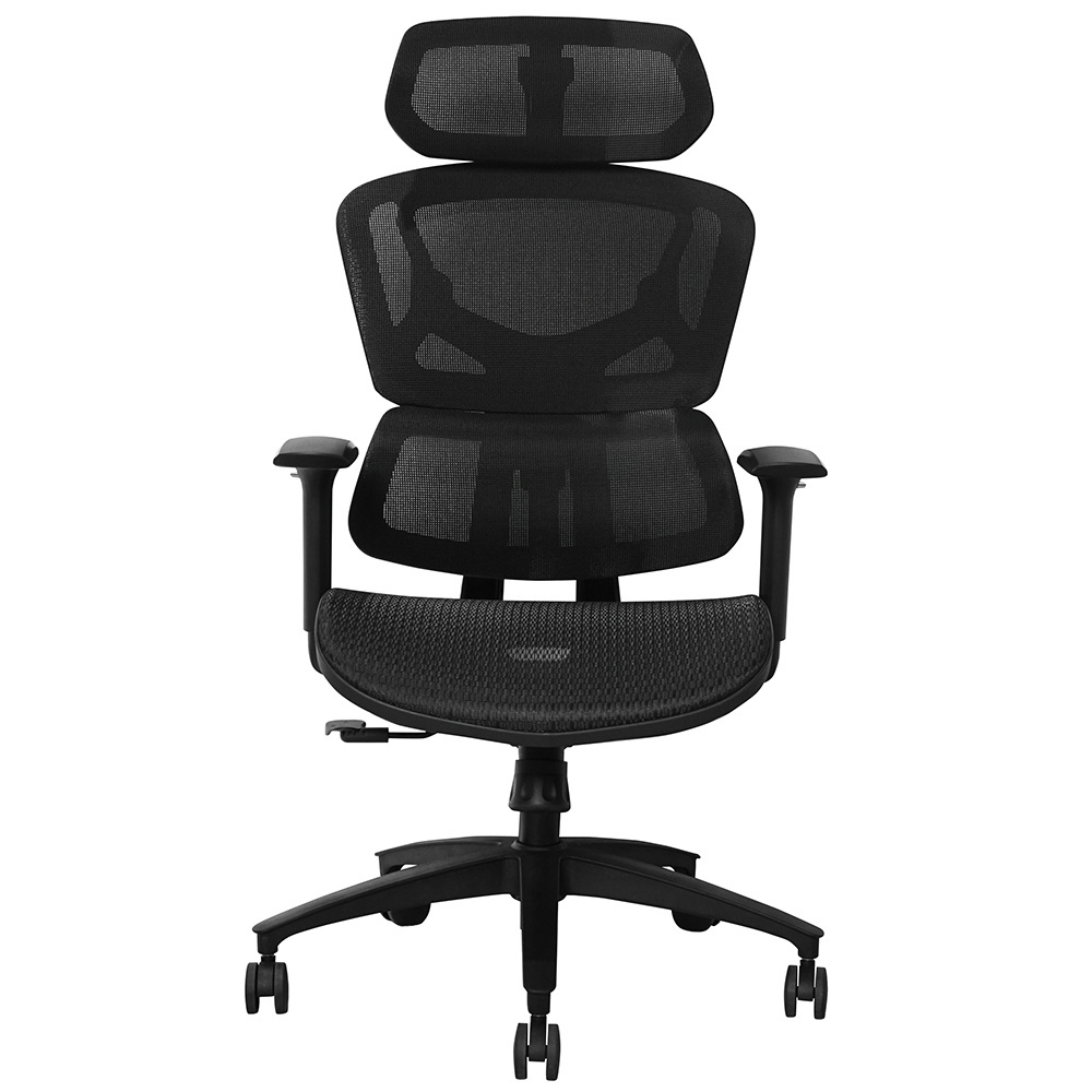 Kabel Swivel Nylon Mesh Back Ergonomic Double Mesh Back Office Chair With Adjustable Arm Rest