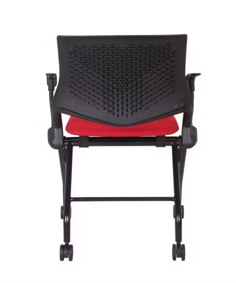 Kabel High Quality Armless Office Mesh Folding Training Chair With Wheels