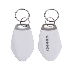 13.56khz T5577 Rfid Proximity Id Entry Door Access Key Fob For Access Control System Rewritable Keyfob With Keychain