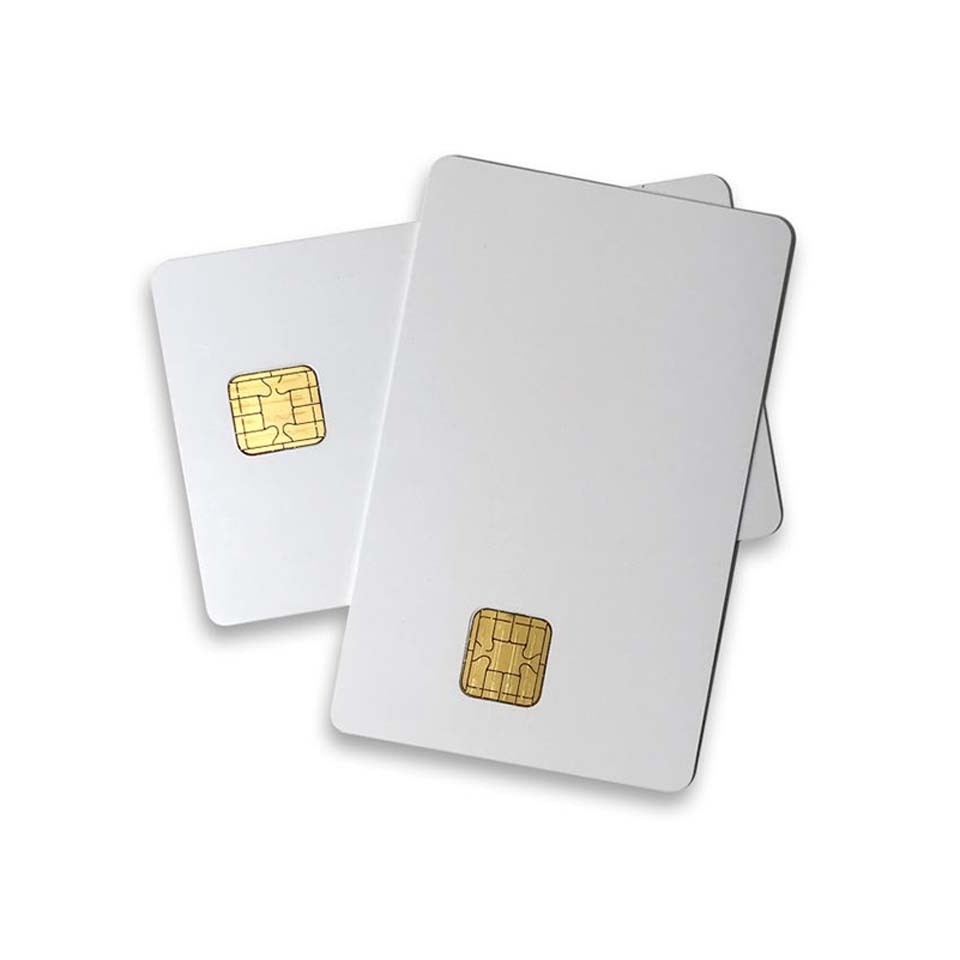 Contact Chip Blank Card Writable Rfid 4442 Contact Rfid Atm Card 13.56mhz Plastic Card Available