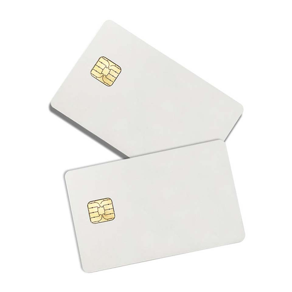 Contact Chip Blank Card Writable Rfid 4442 Contact Rfid Atm Card 13.56mhz Plastic Card Available