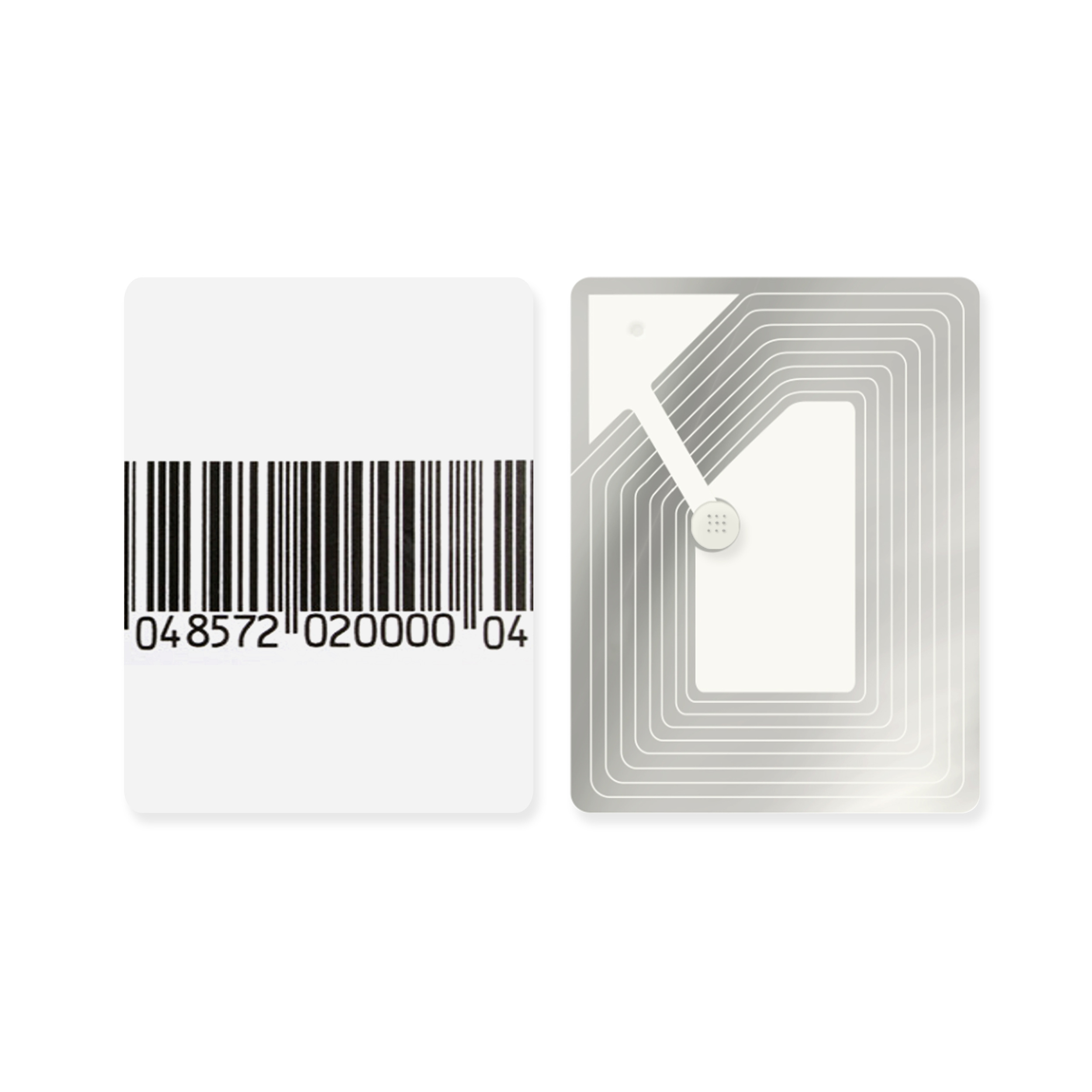 Retail shop anti shoplifting 30x40mm RF security stickers 8.2mhz soft label