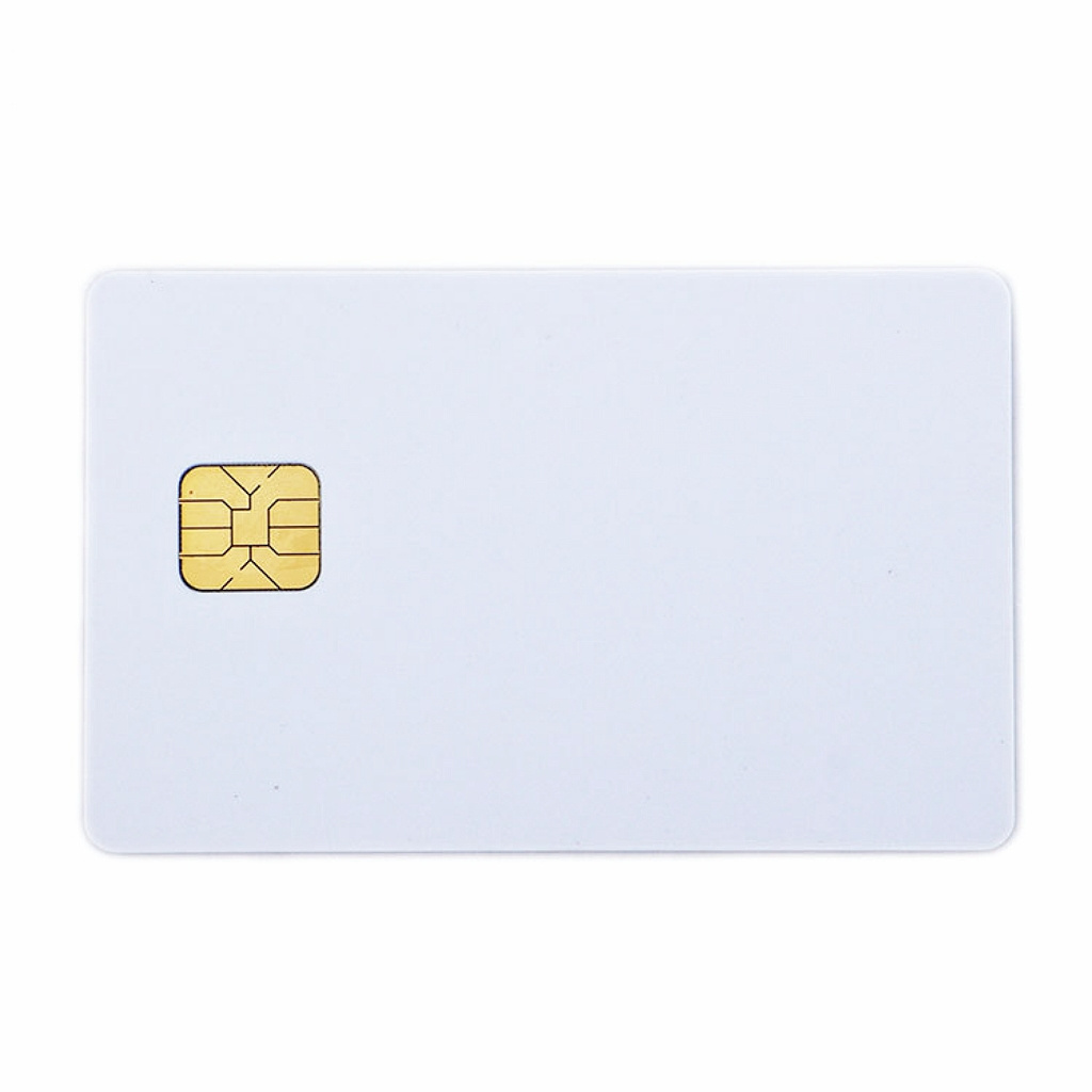 Contact Chip Blank Card Writable Rfid 4442 Contact Rfid Atm Card 13.56mhz Plastic Card Available