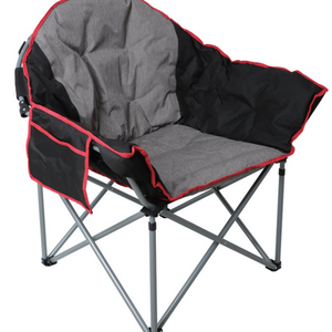 Extra Large Moon Saucer Camping Chair Folding Padded Seat Backrest Portable Sofa Chair with Magazine Bag Round Moon Chair Modern