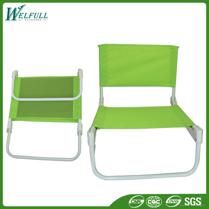 Modern Colorful Colors Steel Inflatable Beach Chair Fabric 600D Polyester Park Fishing Chair Portable Beach Chair Logo 18 Mm