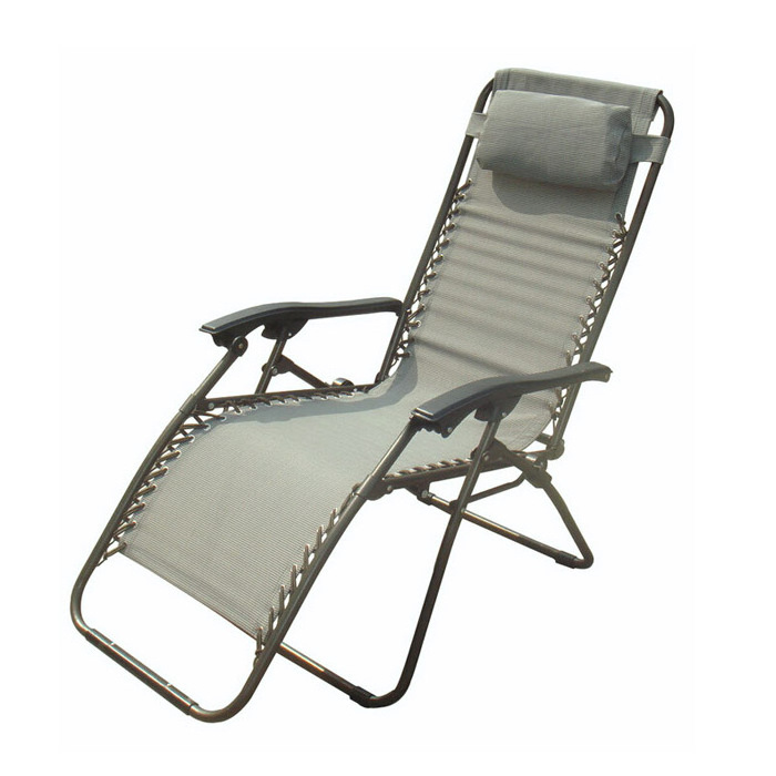 Fashion Modeling Folding Portable Reclining Chair With Footrest