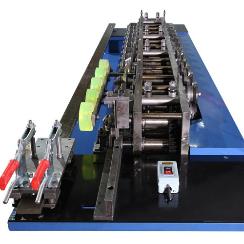 zhejiang galvanized steel plate grooving beading machine , 5 lines ventilation equipment steel sheet beading machine