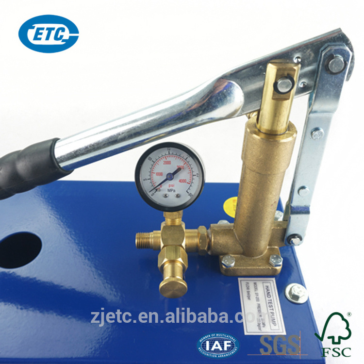 0-250Bar hand pressure custom manual hydrostatic test pump