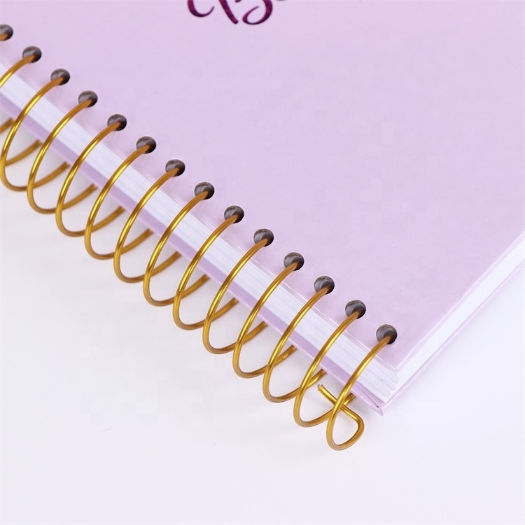 Manufacturers wholesale online spiral journals new products weekly planner top sale notebooks