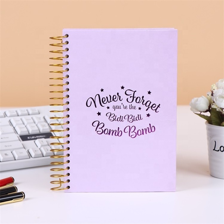 Manufacturers wholesale online spiral journals new products weekly planner top sale notebooks