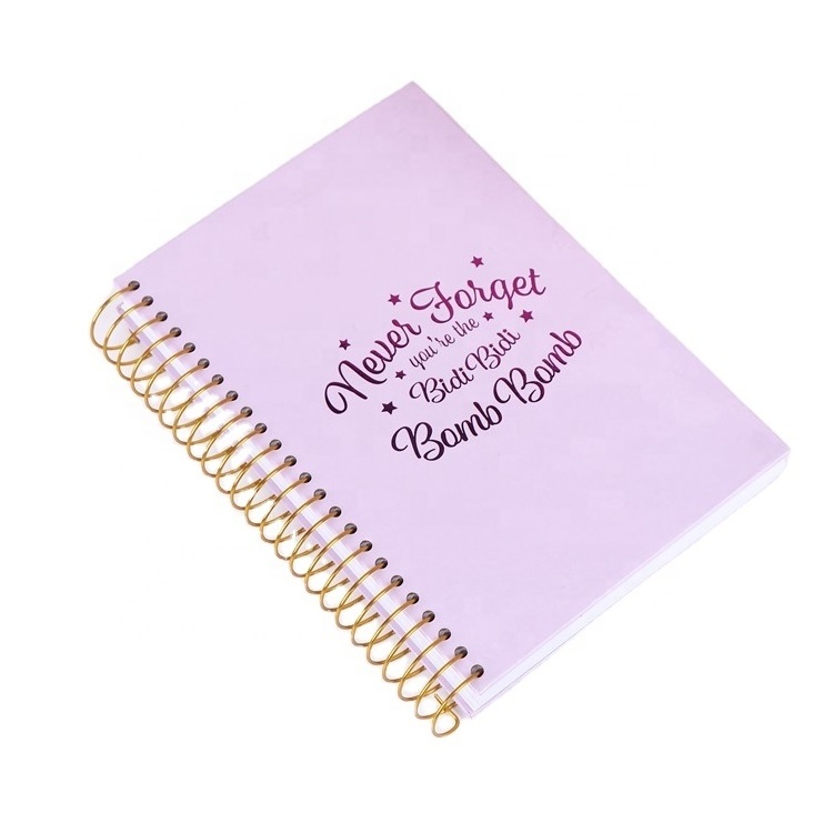 Manufacturers wholesale online spiral journals new products weekly planner top sale notebooks