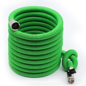 High pressure water garden hose home & garden strongest fabric expandable hose with brass fitting water hose with spray nozzle