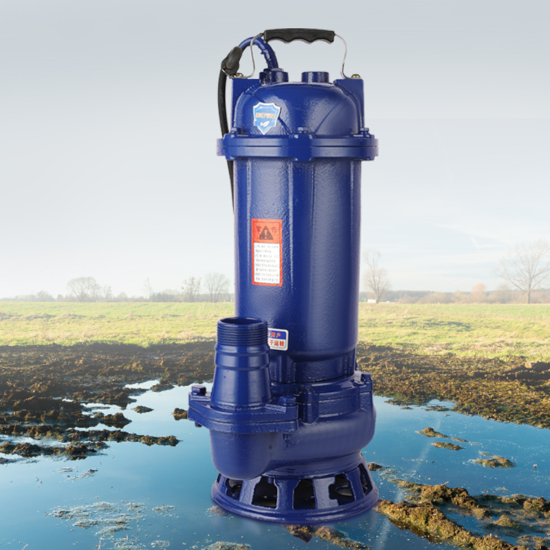 portable no clogging sewage pump with handle domestic sewage pump station for dirty water sewage pump submersible