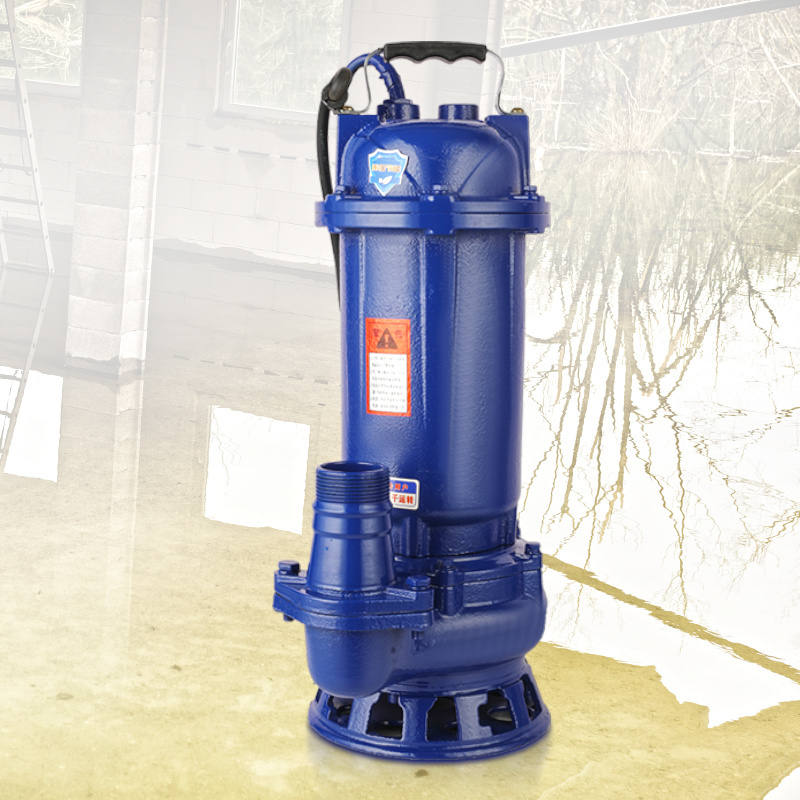 portable no clogging sewage pump with handle domestic sewage pump station for dirty water sewage pump submersible