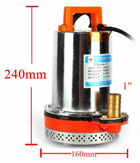 small electric high pressure water pumps car wash 48v dc submersible water pump