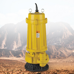 high pressure slurry pump yellow sewage submersible pump with filter high head dirty water pump for 50m 4KW height mine mud