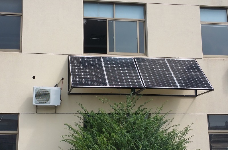 dc split wall mounted air conditioners aires acondicionados con paneles solares climatisuer solaire solar energy air conditioner