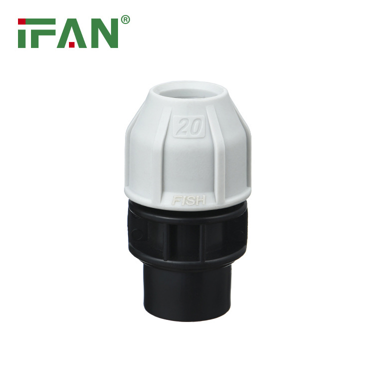 IFAN PE Quick Joint Pipe Fitting 3 Way Connector PP Equal TEE HDPE PP Compression Fittings With Factory Price