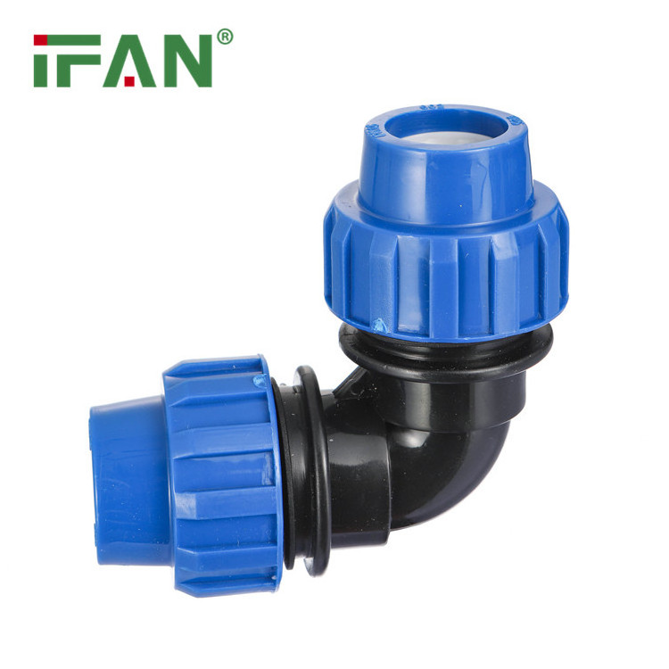 IFAN HDPE Pipe Fitting Free Sample Customized HDPE PP Compression Fittings