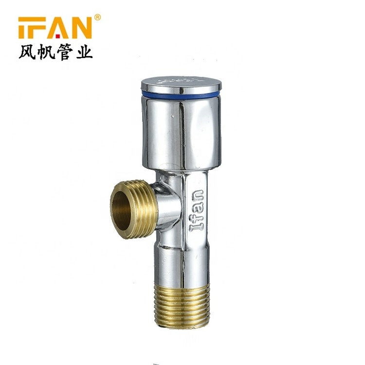 IFAN OEM Commercial Price Quick Open 90 Degree Angle Valve Toilet Angle Stop Valve 1/2