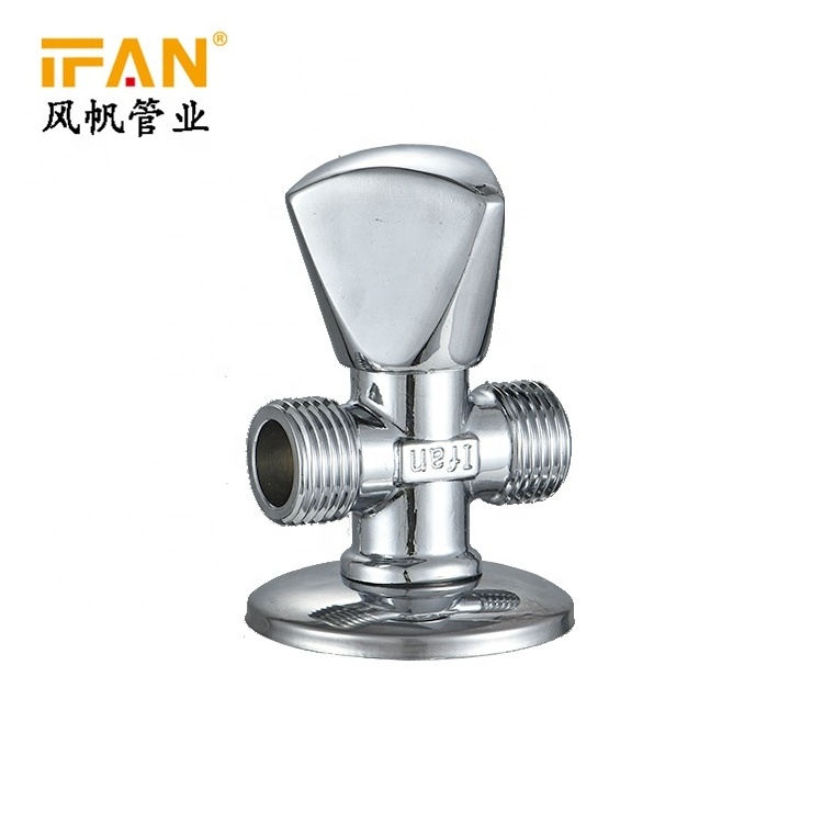 IFAN OEM Commercial Price Quick Open 90 Degree Angle Valve Toilet Angle Stop Valve 1/2