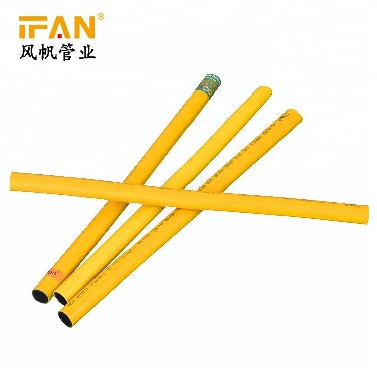 IFAN Aluminium - Plastic Composite Pipe/overlap Butt Welded PE-Al-PE Yellow Gas Pipes PEX Tubing PEX Pipe For Gas