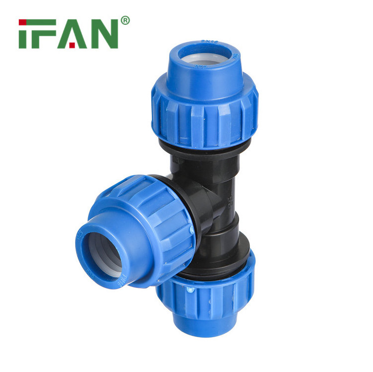 IFAN HDPE Pipe Fitting Free Sample Customized HDPE PP Compression Fittings