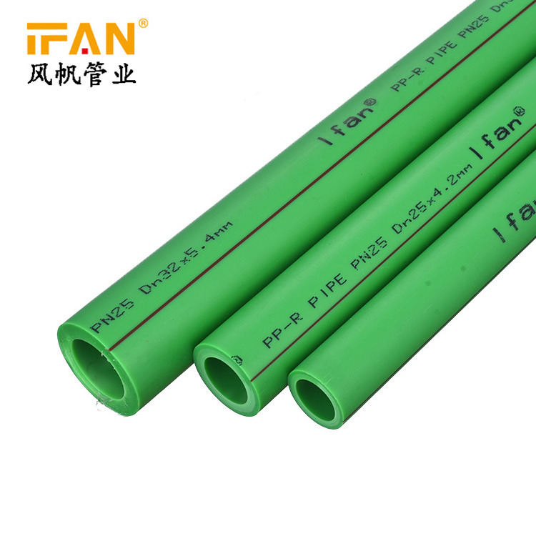 IFAN China Manufacturer fontaneria tubo desague Polypropylene Plastic Tube PN12.5 PN16 PN20 PN25 Pipe Price List PPR Pipe