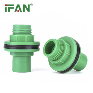 IFAN Plastic Male PPR Water Tank Connector 20mm 25mm PPR Pipe Fittings