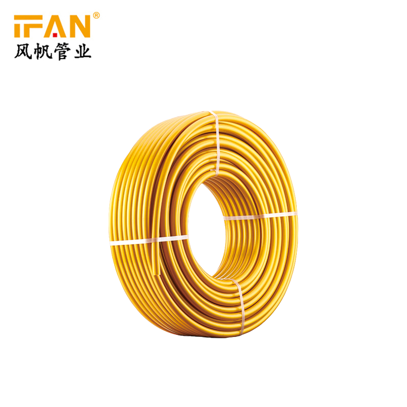 IFAN Aluminium - Plastic Composite Pipe/overlap Butt Welded PE-Al-PE Yellow Gas Pipes PEX Tubing PEX Pipe For Gas