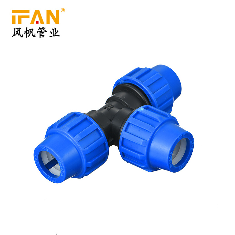 Ifan 2 Inch hdpe polyethylene water supply pipe hdpe pipes and fittings pp compression fittings ball valve