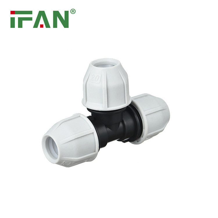 IFAN 3 Way Connector PP Equal TEE HDPE PP Compression Fittings With Good Product Quality