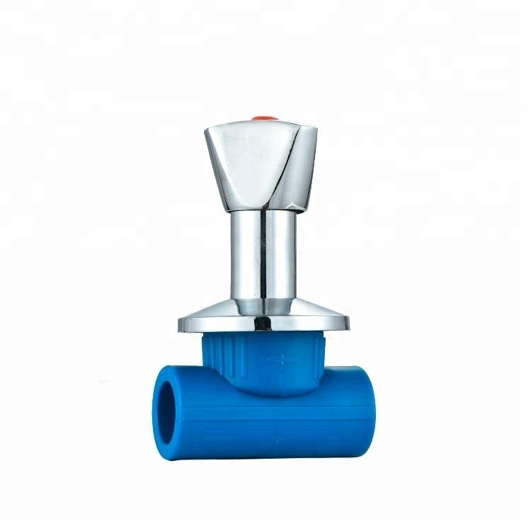 Ifan Ppr Pipe Fitting American Water Valve Ppr Concealed Stop Valve With Chrome Handle