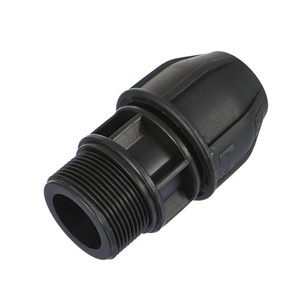 IFAN PE Quick Joint Pipe Fitting 3 Way Connector PP Equal TEE HDPE PP Compression Fittings For Water Supply