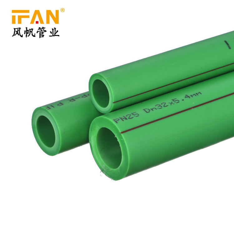 IFAN China Manufacturer fontaneria tubo desague Polypropylene Plastic Tube PN12.5 PN16 PN20 PN25 Pipe Price List PPR Pipe