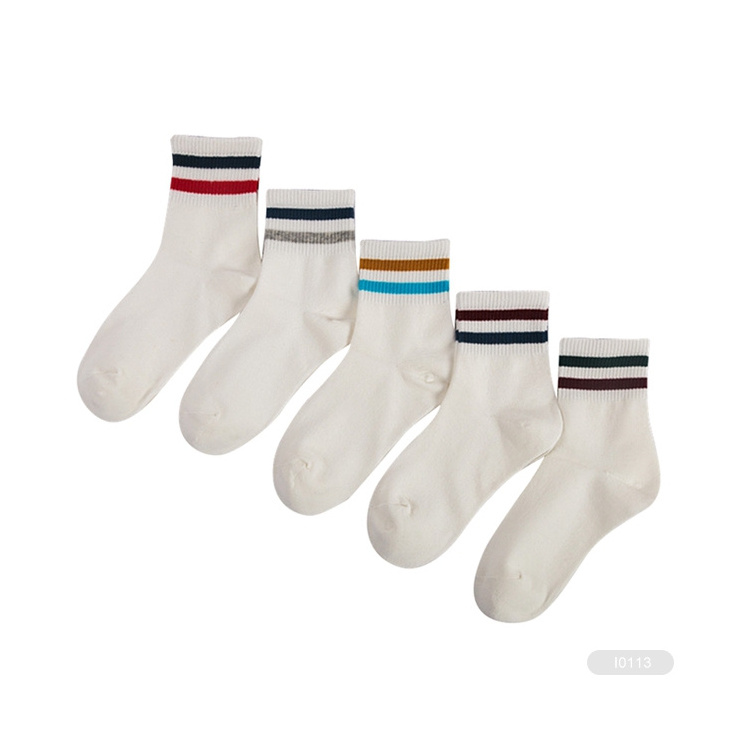 ZJFY- I0391 boy children school white socks boys white sports socks