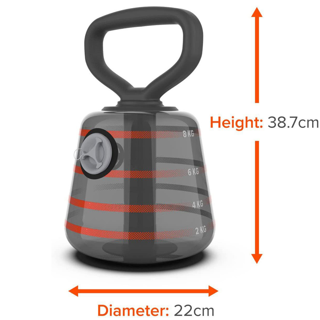 Adjustable Water Flooding Kettlebell Strength Training Fitness Kettlebell Weight Lifting Kettlebell Home Gym Equipment