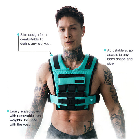 ZJFIT Heria fitness tactical training weighted vest adjustable weight vest Suitable for all kinds of weight-bearing sports